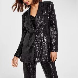 Alex Sophia Juniors Sequined Blazer
